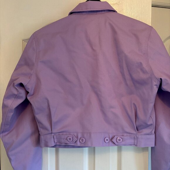 Like New Dickies Lined Eisenhower Cropped Jacket - Lilac Purple (Size S) - Picture 2 of 5